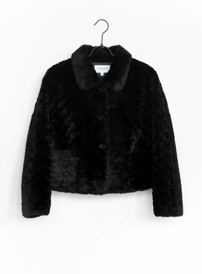 Teddyjacke mit KragenÂ