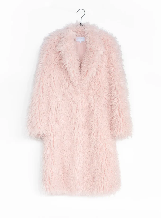 Faux Fur Mantel