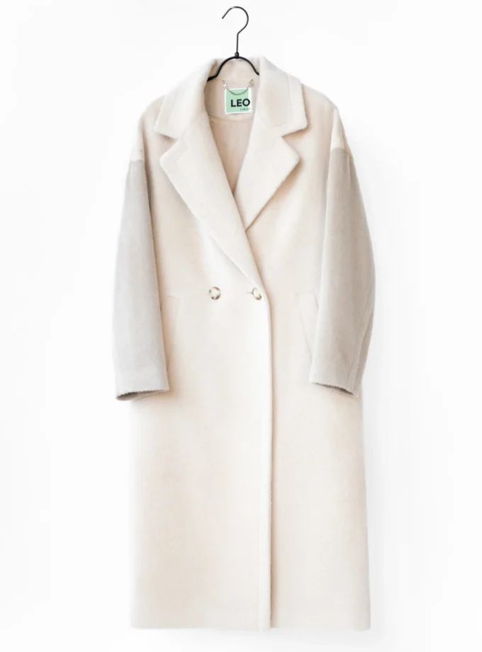 Oversized Mantel aus Alpakawolle