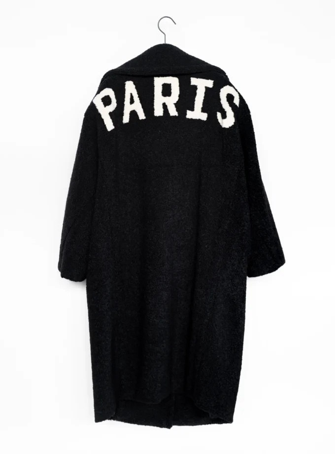 Oversized Teddy Mantel - PARIS